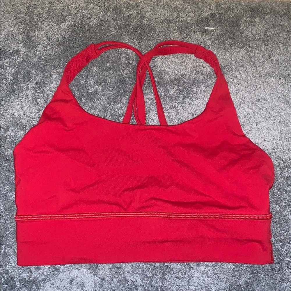 Lunar New Year lululemon energy bra longline red